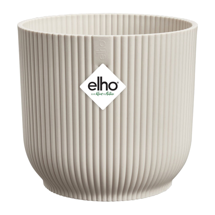Elho Vibes Fold Rond - Wit - Ø 39 x H 36 cm - Binnen - 100% gerecycled