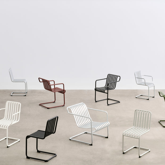 HAY Palissade Cantilever Stoel met Armleuning - Antraciet