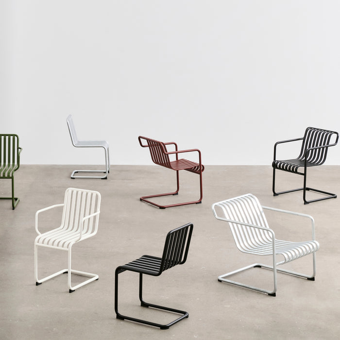 HAY Palissade Cantilever Stoel met Armleuning - Antraciet