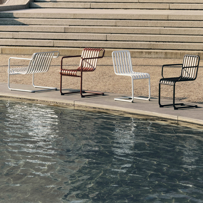 HAY Palissade Cantilever Stoel met Armleuning - Iron Red