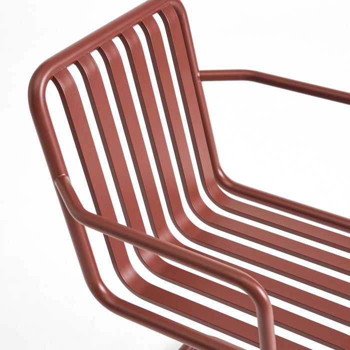 HAY Palissade Cantilever Stoel met Armleuning - Iron Red
