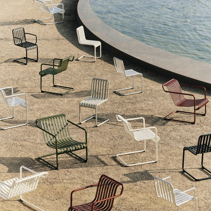 HAY Palissade Cantilever Stoel - Sky grey