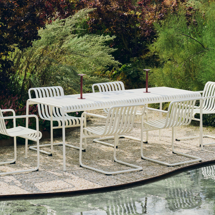 HAY Palissade Cantilever Tuinstoel - Crème Wit