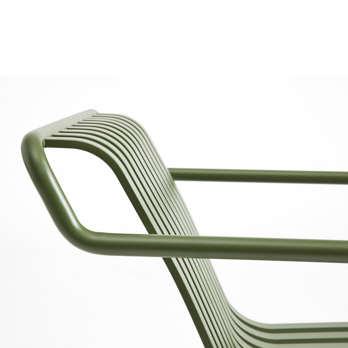 HAY Palissade Cantilever Lounge Chair Low - Olijfgroen
