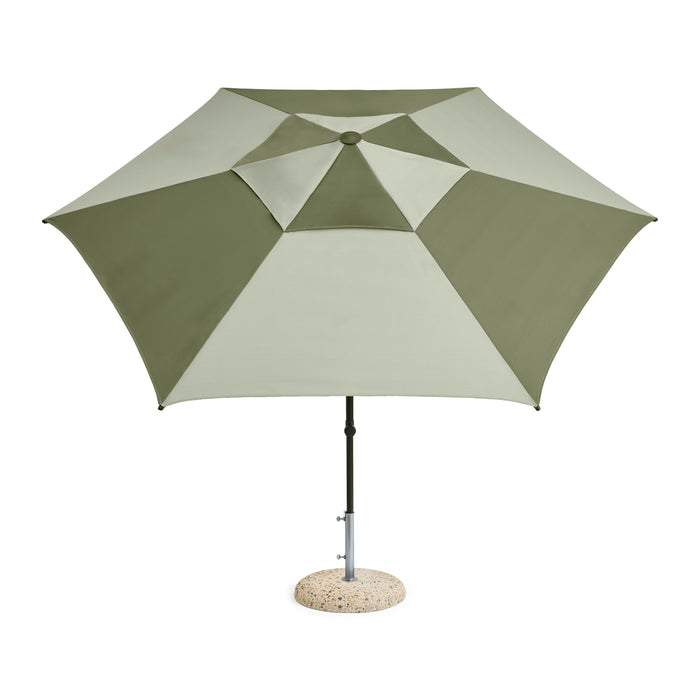 HAY Terrazza Parasol Zeshoek -  Groen