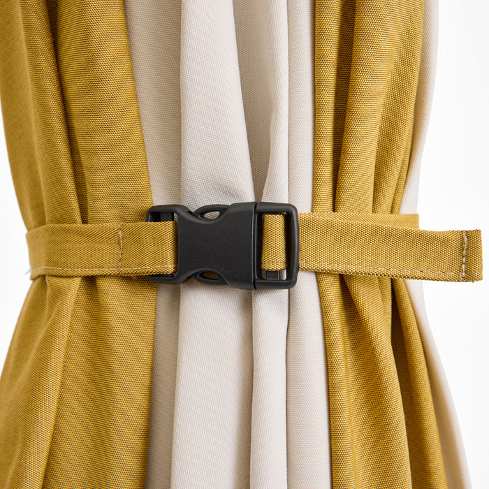 HAY Terrazza Parasol Zeshoek - Okergeel