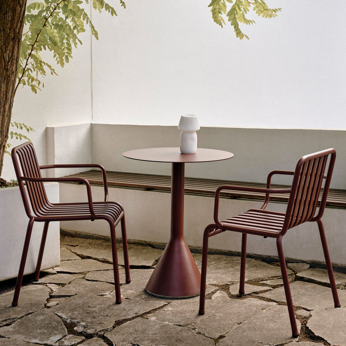 HAY Palissade Stoel met Armleuning - Iron Red