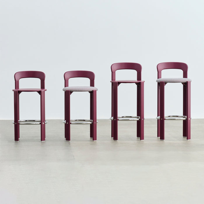 HAY Rey Barkruk Low H 65 cm - Grape Red