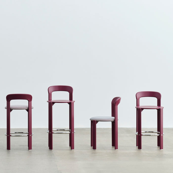 HAY Rey Barkruk Low H 65 cm - Grape Red