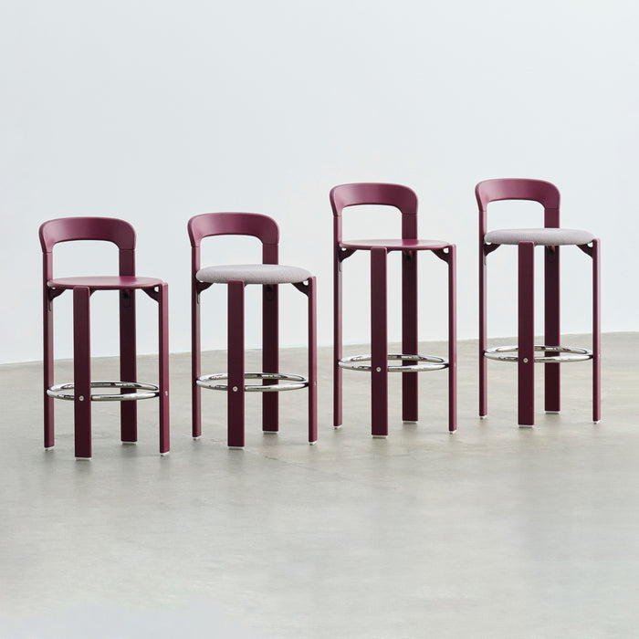 HAY Rey Barkruk Low H 65 cm - Grape Red