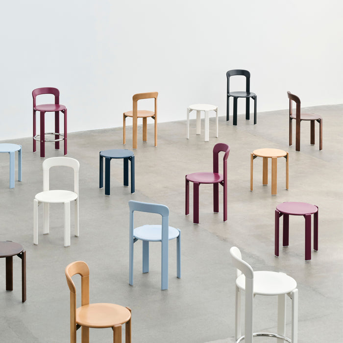 HAY Rey Barkruk Low H 65 cm - Cream White