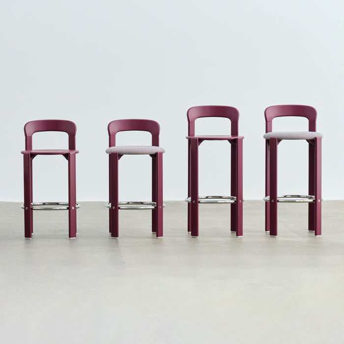 HAY Rey Barkruk High H 75 cm - Grape Red