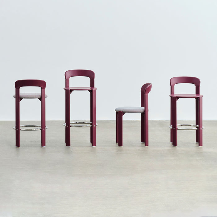 HAY Rey Barkruk High H 75 cm - Grape Red