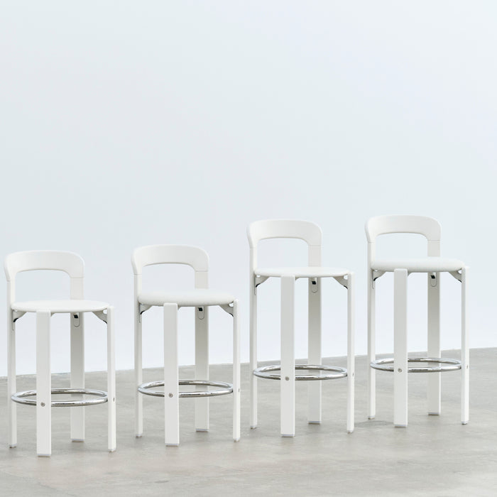 HAY Rey Barkruk High H 75 cm - Cream White