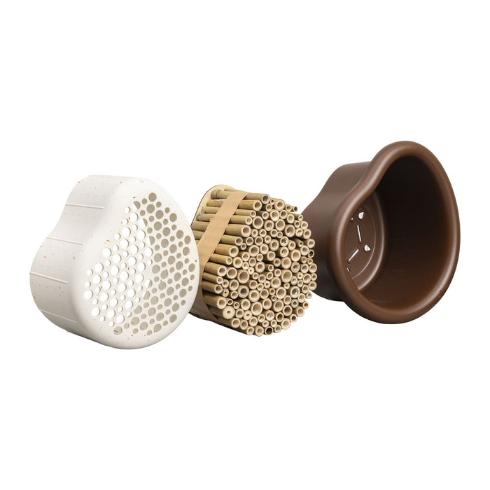 Elho Organic Bijenhotel - Kastanje Bruin