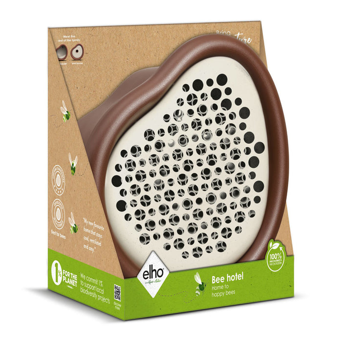 Elho Organic Bijenhotel - Kastanje Bruin