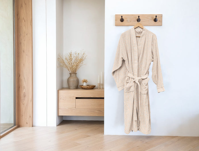 Heckett Lane Premium Badjas Katoen - cuban sand - M