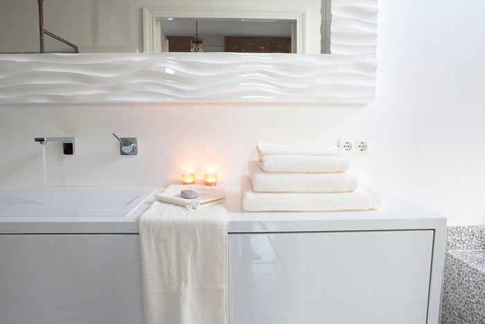 Heckett Lane Premium Douchelaken 70x140cm - off white