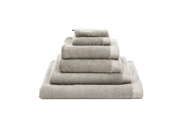 Heckett Lane Premium Gastendoekjes 30x50cm Set van 3 - glacier grey
