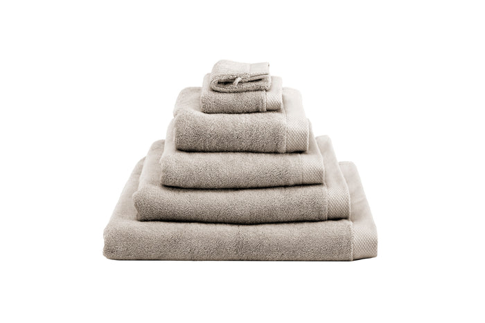 Heckett Lane Premium Gastendoekjes 30x50cm Set van 3 - taupe