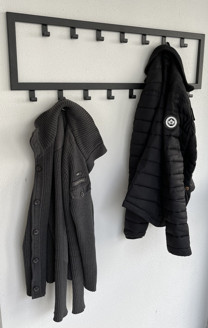 LT-Luce Kapstok Joy Mat zwart 15 haken 90 x 29cm