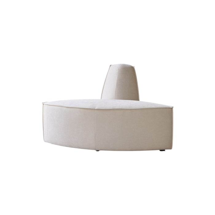Tikamoon - Modulaire loungefauteuil met brede hoek Dario van beige st…