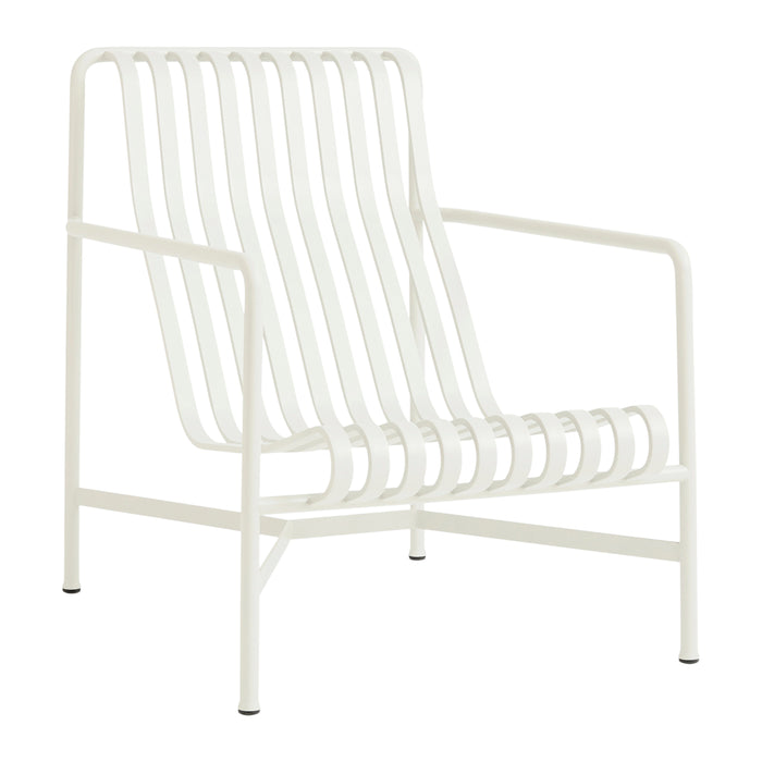 HAY Palissade Lounge Chair High - Crème Wit