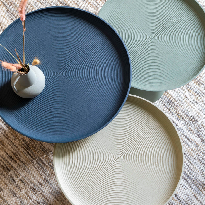 by fonQ basic Tira Bijzettafel - Klei - Ø 34,5 cm