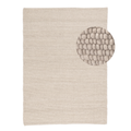 by fonQ Dots Wollen Vloerkleed 160 x 230 cm  - Beige
