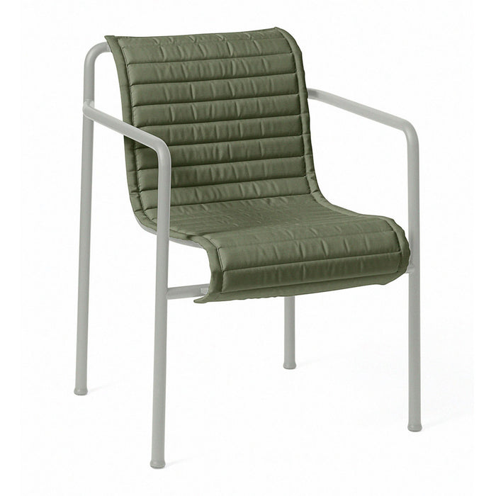 HAY Palissade Quilted Kussen voor Tuinstoel - Olijfgroen