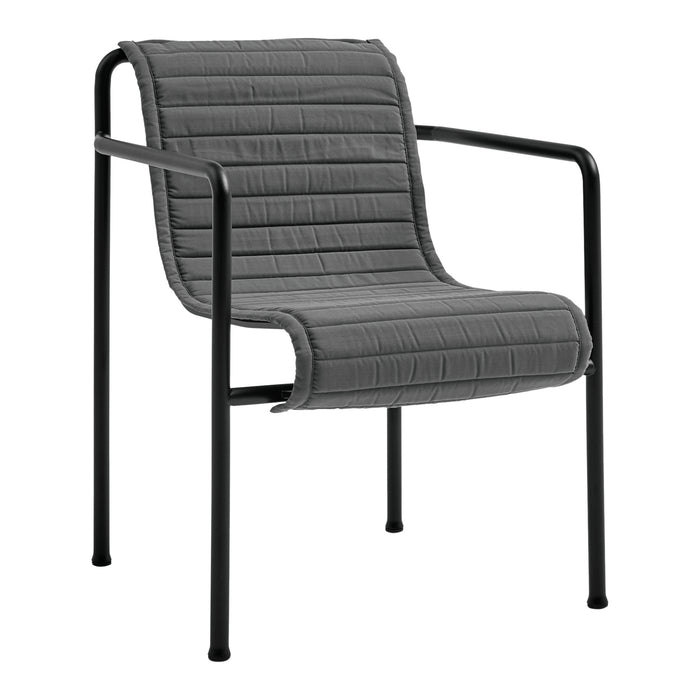 HAY Palissade Quilted Kussen voor Armchair - Antraciet