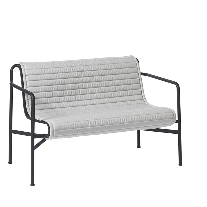 HAY Palissade Quilted Kussen voor 2,5-zits Tuinbank - Sky Grey