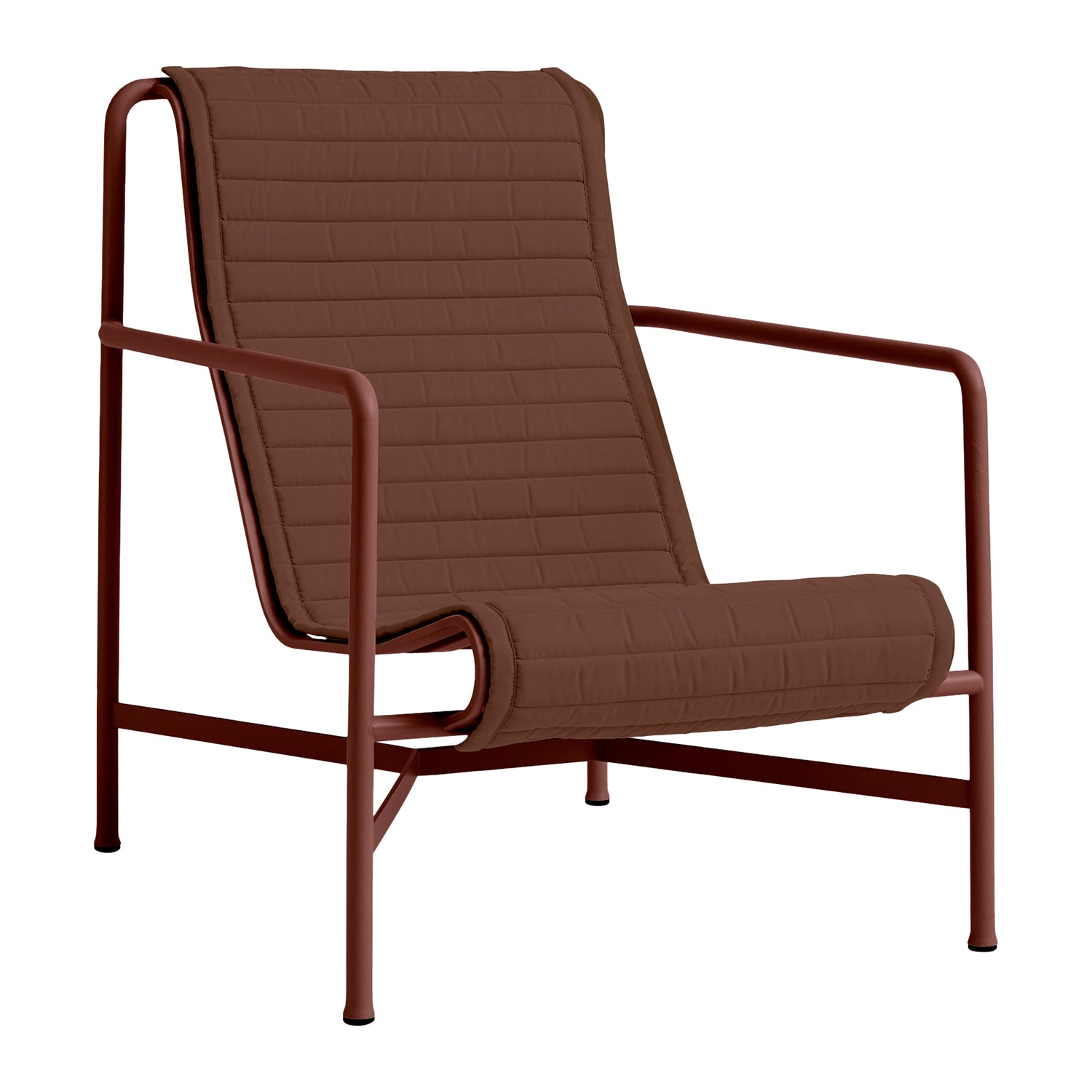 HAY Palissade Quilted Kussen voor Lounge Chair High - Iron Red