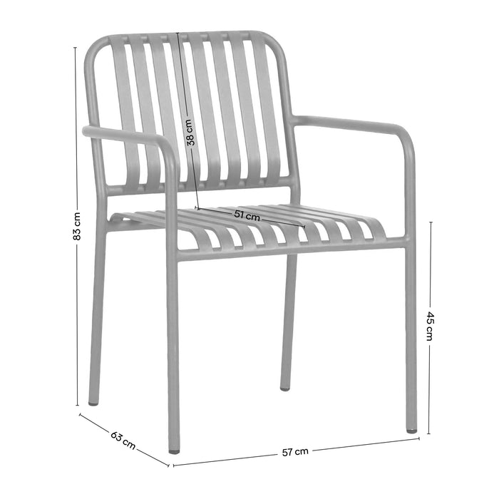 Envy Stella Stapelbare Tuinstoel - Dill Green