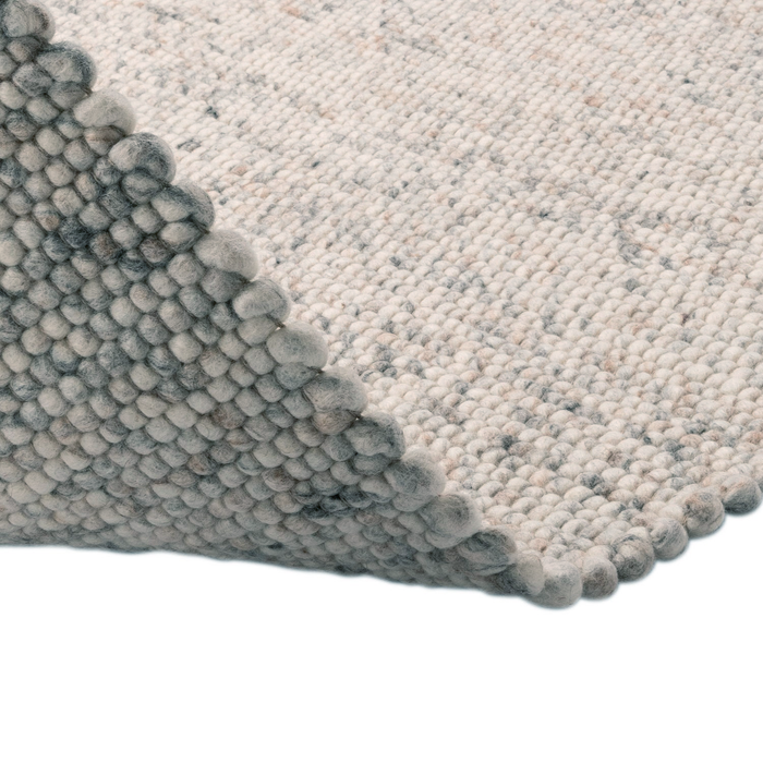 by fonQ Dots Wollen Vloerkleed 160 x 230 cm  - Kiezel