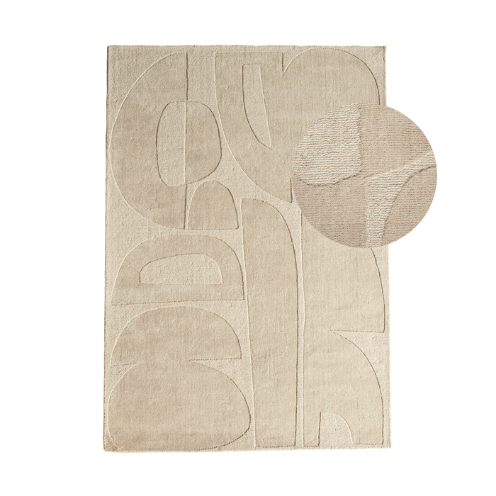 by fonQ Reform Vloerkleed 200 x 290 cm - Beige