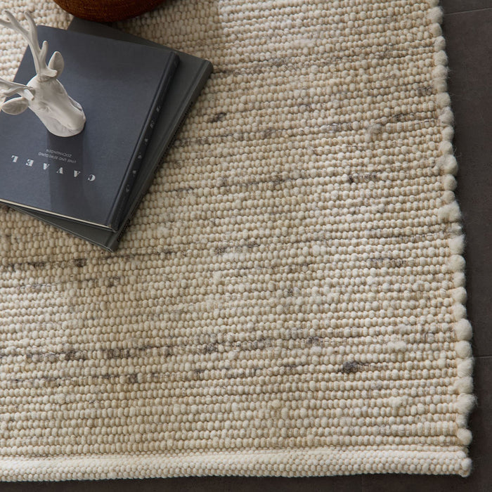 Theko Alm-Glück natuurtapijt 200x250 cm - Natuurgrijs