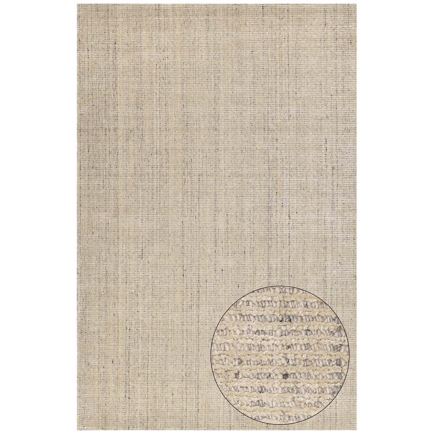 Theko gestreept UNI-tapijt Venus 90x160 cm - Beige