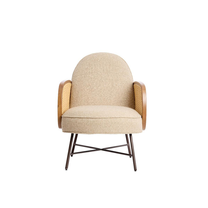 Light & Living - Fienne fauteuil rotan - beige+naturel