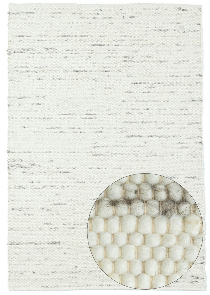 Theko Alm-Glück natuurtapijt 70x130 cm - Natuurgrijs