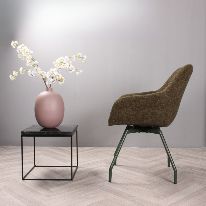 DS4U - Rosario eetkamerstoel met groene poot - groen