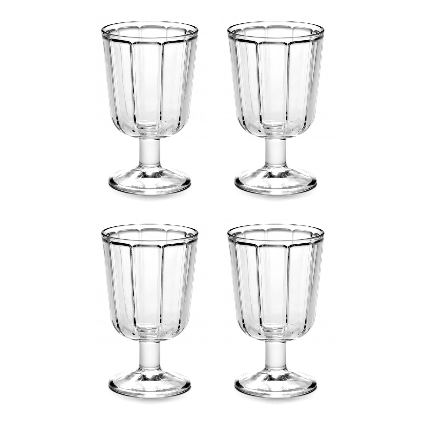 SERAX - Sergio Herman - Surface Witte Wijnglas 4 st. - 0,18 L