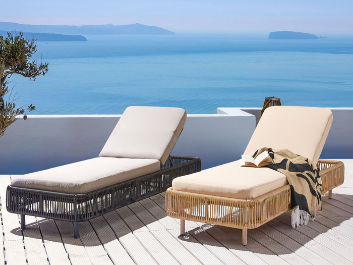 Beliani - OSINI - Ligstoel - Natuurlijk - Rotan