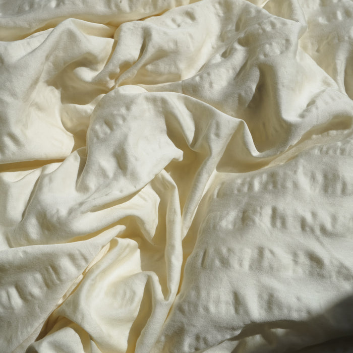 Crisp Sheets Smooth Waffle Dekbedovertrek 240 x 220 cm - Geel