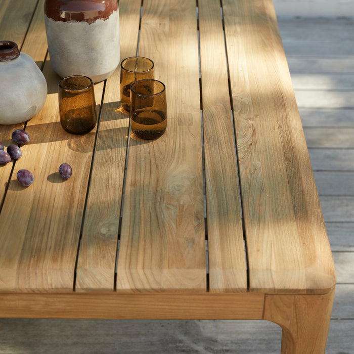 Tikamoon - Tuintafel van gerecycled massief teak 6-8 pers. Vasco