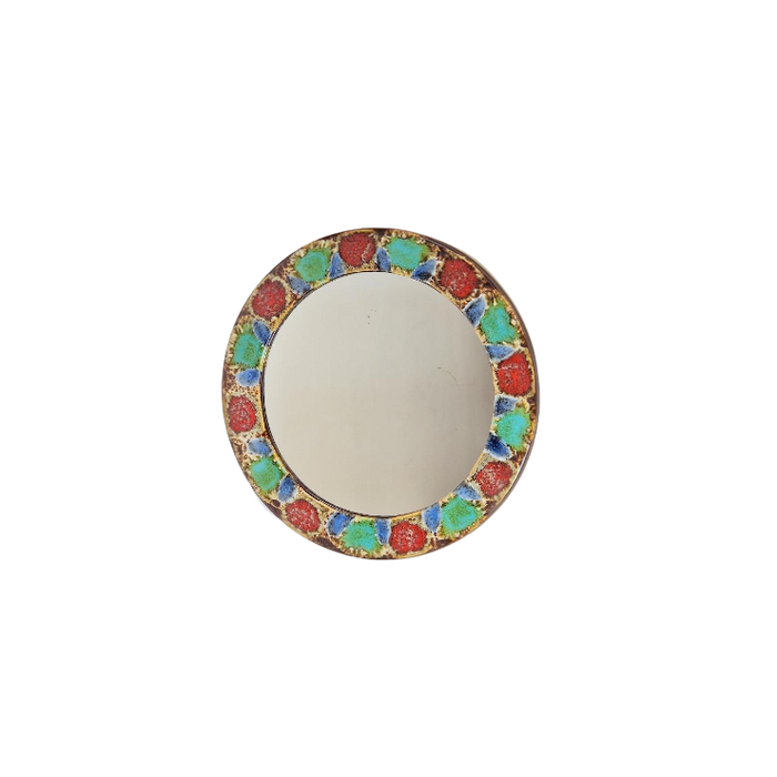 Reliving Vintage Keramiek Spiegel Mid Century ‘60 Fat Lava Ibiza Hip