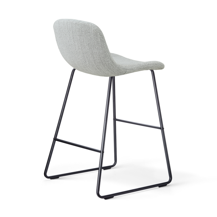 Nolon Nino-Mats Barkruk Grijs Melange - Zwart Onderstel - 65 Cm