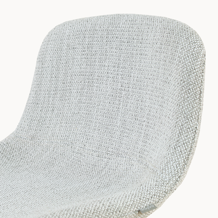 Nolon Nino-Mats Barkruk Grijs Melange - Zwart Onderstel - 65 Cm