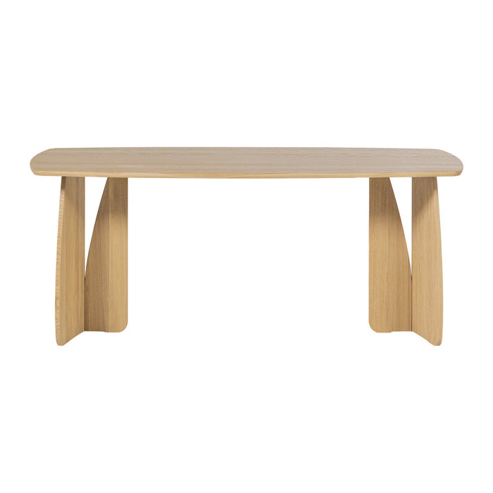 by fonQ Oakline Curve Eettafel B 200 cm - Natural
