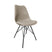 Kick kuipstoel Metal Luuk - Taupe